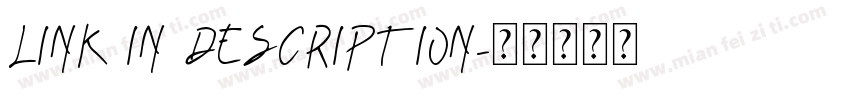 LINK IN DESCRIPTION字体转换